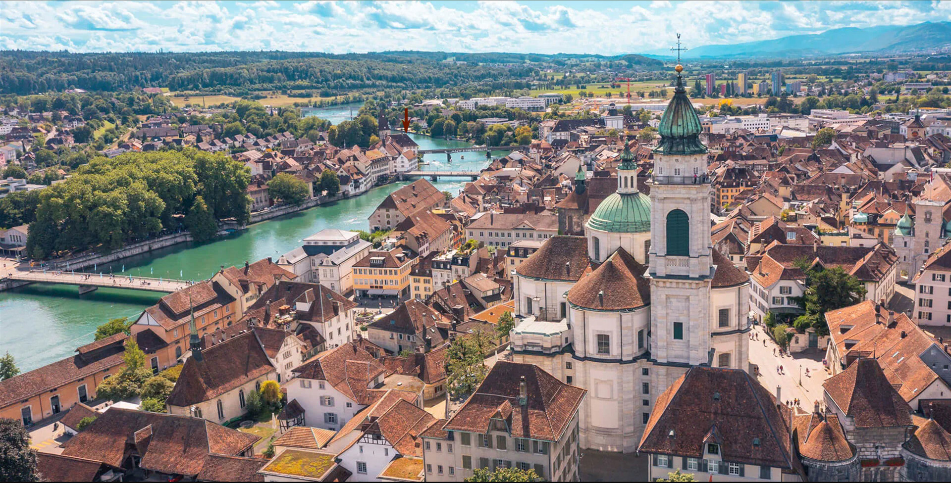 Aerial Photo Solothurn